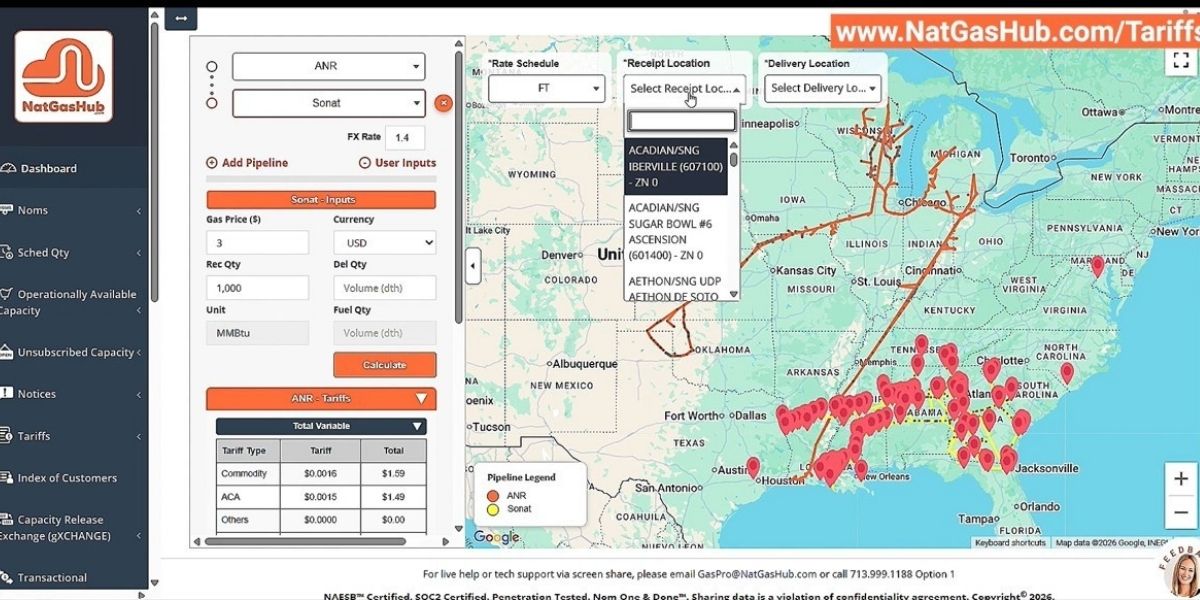 Revolutionizing Natural Gas Tariffs with NatGasHub's Unified Digital Mapping Technology