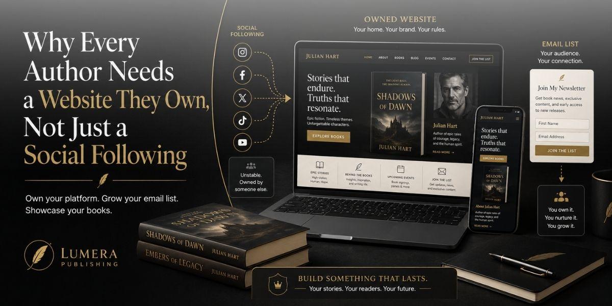 Why Every Author Needs a Website They Own, Not Just a Social Following