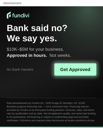 Business loans for small business owners