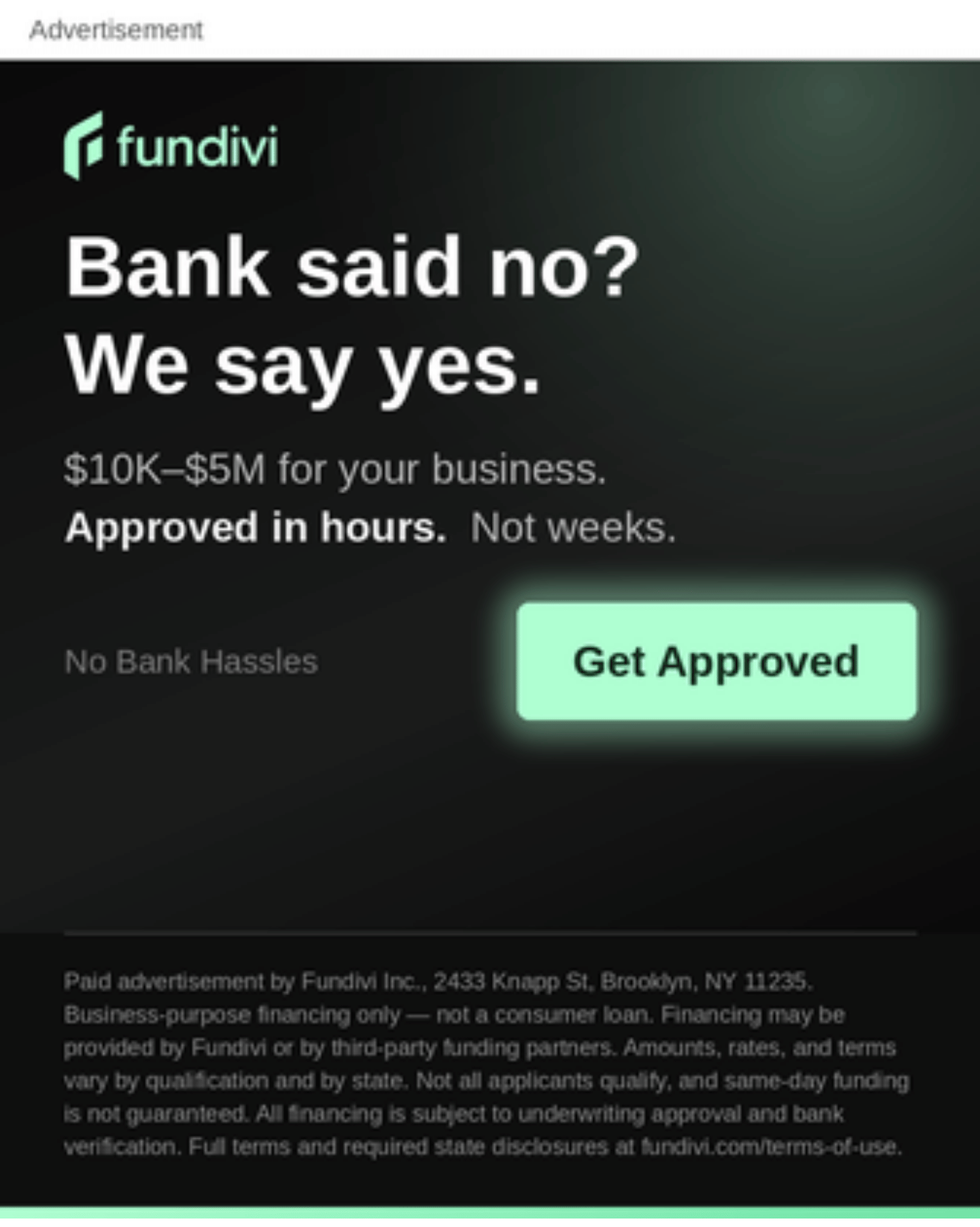 Business loans for small business owners