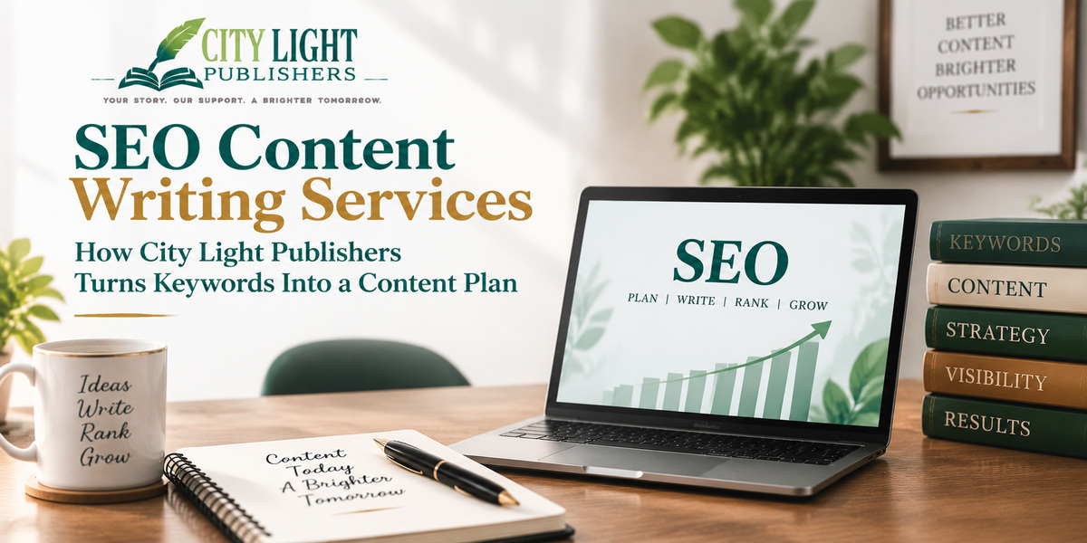 SEO Content Writing Services: How City Light Publishers Turns Keywords Into a Strategic Content Plan